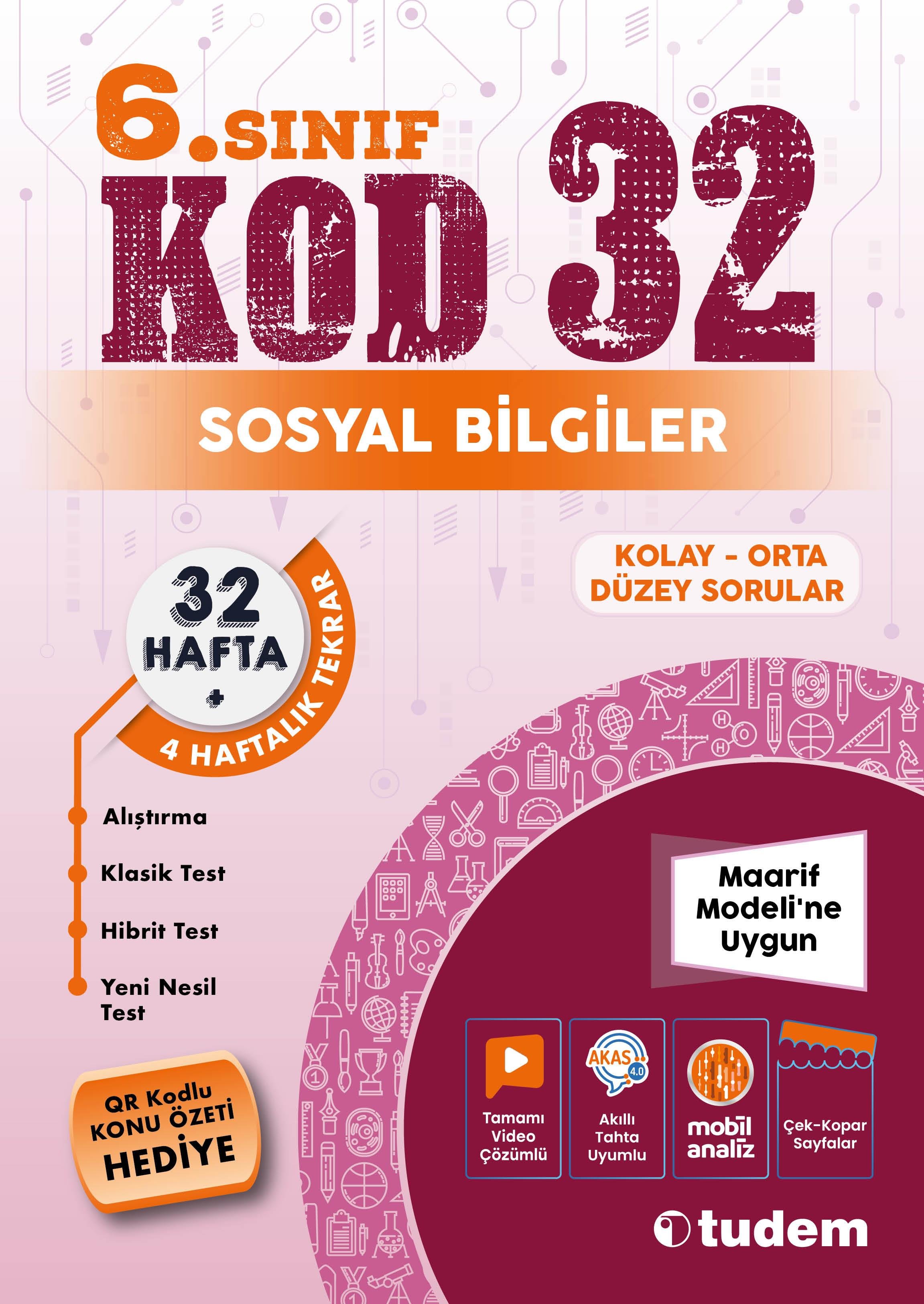 6. Sınıf Kod 32 Sosyal Bigiler Tudem Yayınları