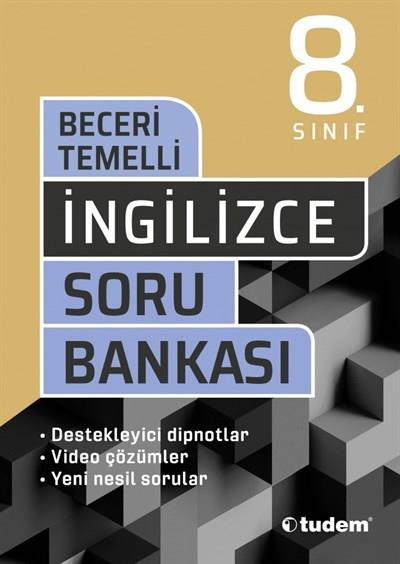 8. Sınıf İngilizce Beceri Temelli Soru Bankası Tudem Yayınları