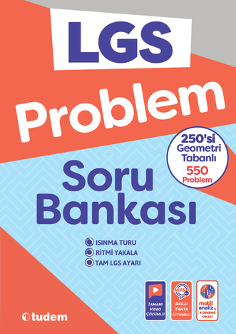 8. Sınıf LGS Problem Soru Bankası Tudem Yayınları