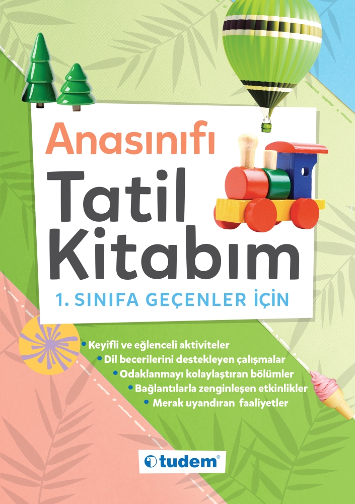 Anasınıfı Tatil Kitabım 1.Sınıfa Geçenler İçin Tudem Yayınları