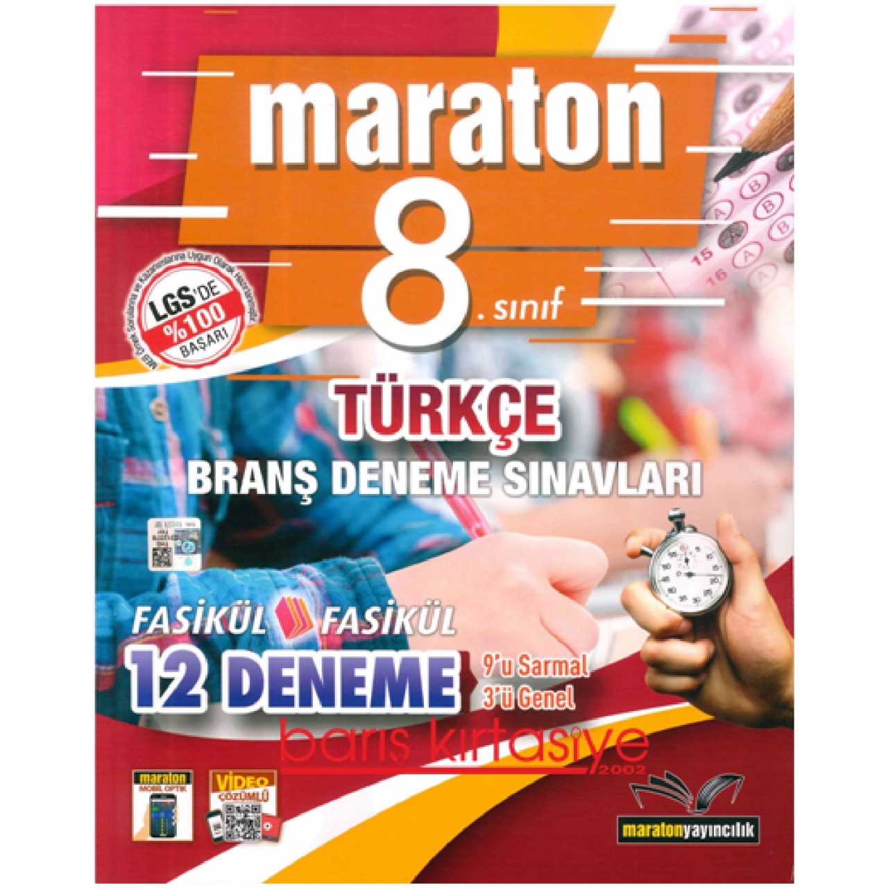 8. Sınıf Türkçe Branş Denemeleri Maraton Yayıncılık
