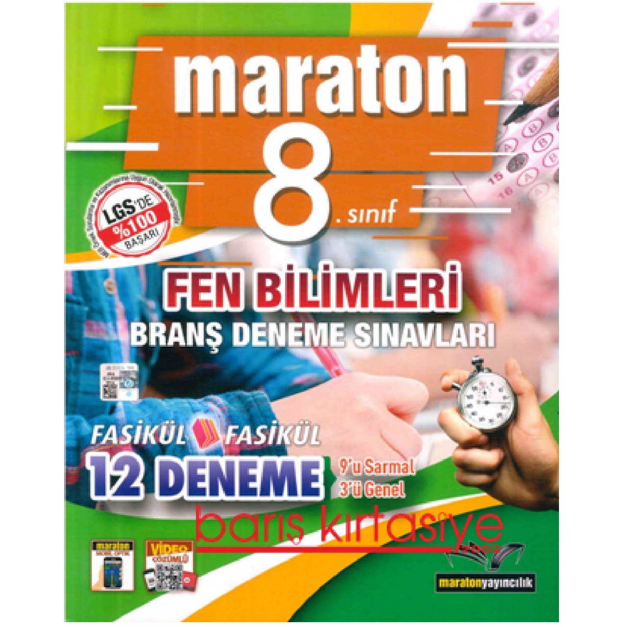 8. Sınıf Fen Bilimleri Branş Denemeleri Maraton Yayıncılık