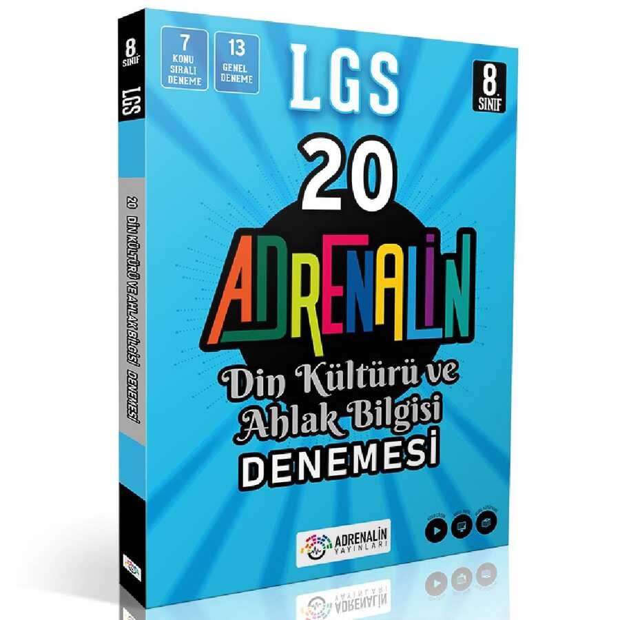 8. Sınıf LGS 20 Din Kültürü ve Ahlak Bilgisi Branş Denemesi Adrenalin Yayınları