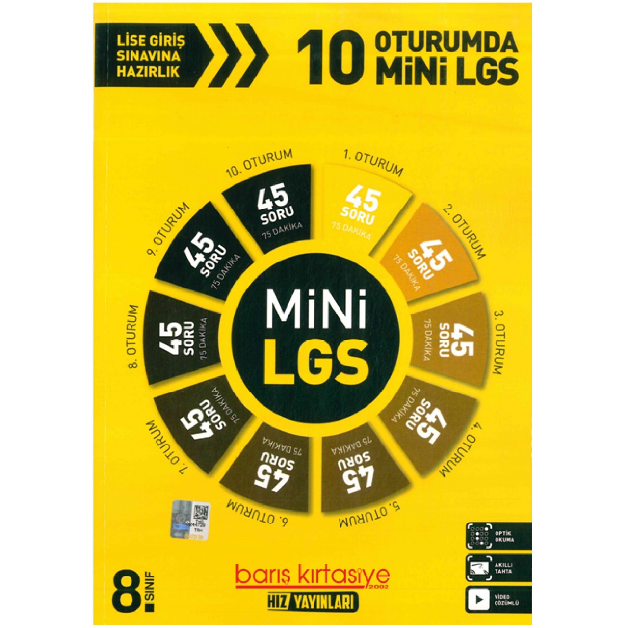 8. Sınıf 10 Oturumda Mini LGS Hız Yayınları
