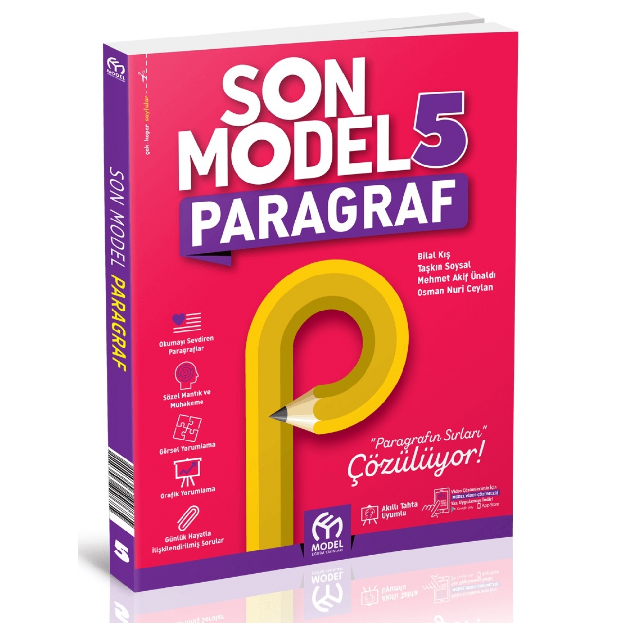 5. Sınıf Son Model Paragraf Soru Bankası Model Eğitim Yayınları