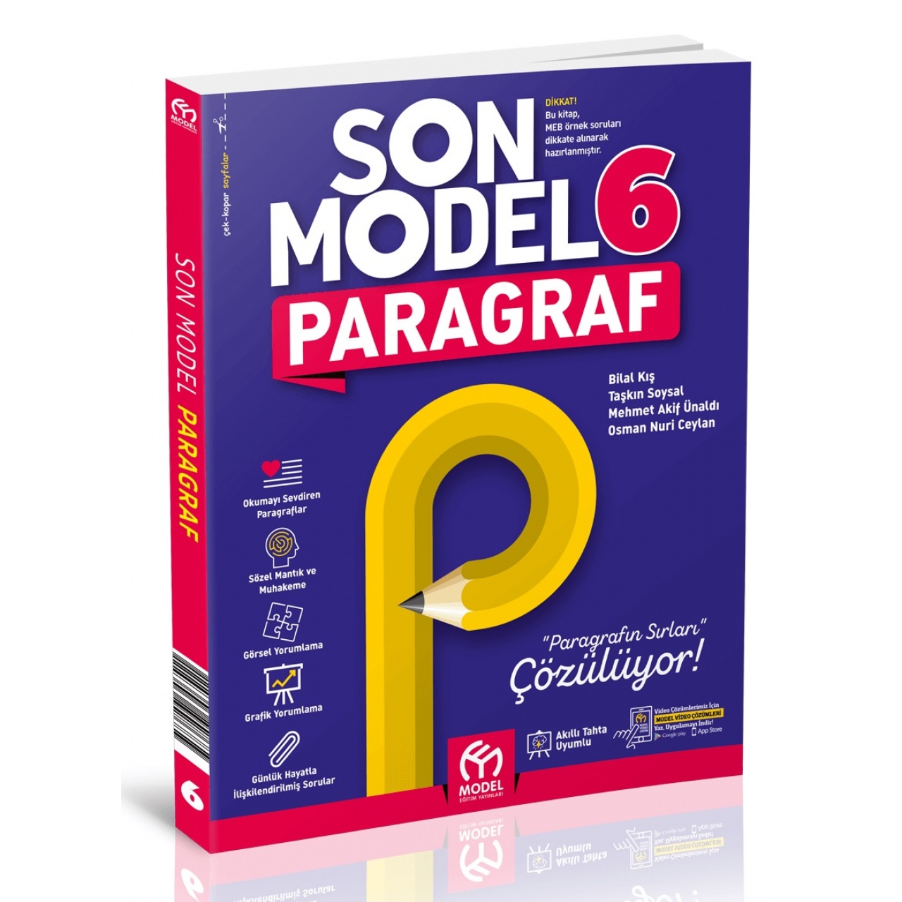 6. Sınıf Son Model Paragraf Soru Bankası Model Eğitim Yayınları