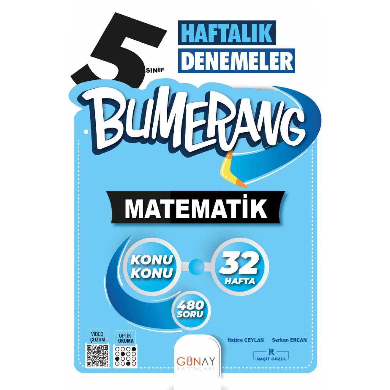 5. Sınıf Bumerang Matematik Haftalık Denemeler Günay Yayınları