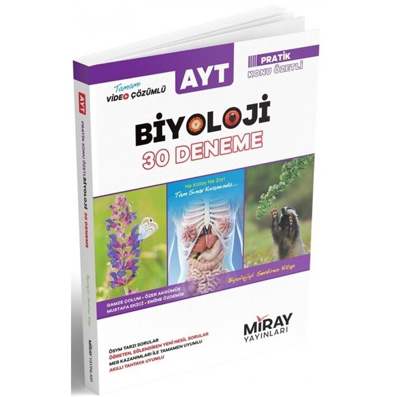 AYT Biyoloji 30 Deneme Miray Yayınları