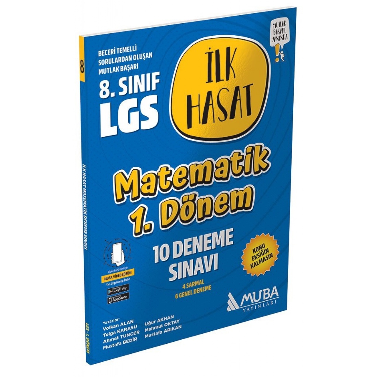 8. Sınıf LGS Matematik İlk Hasat 10 Deneme Sınavı (1.Dönem) Muba Yayınları
