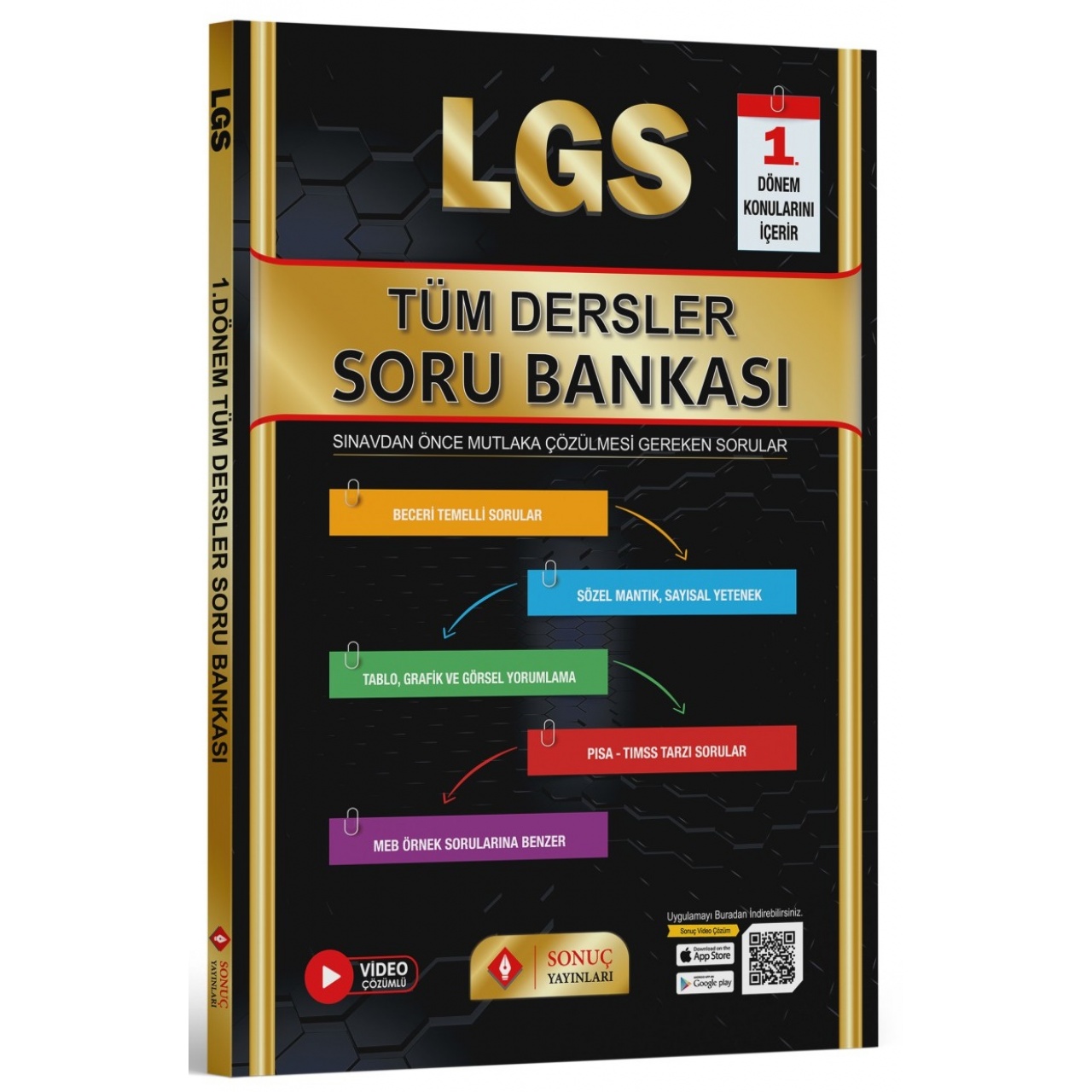 8. Sınıf LGS Tüm Dersler Soru Bankası 1.Dönem Sonuç Yayınları