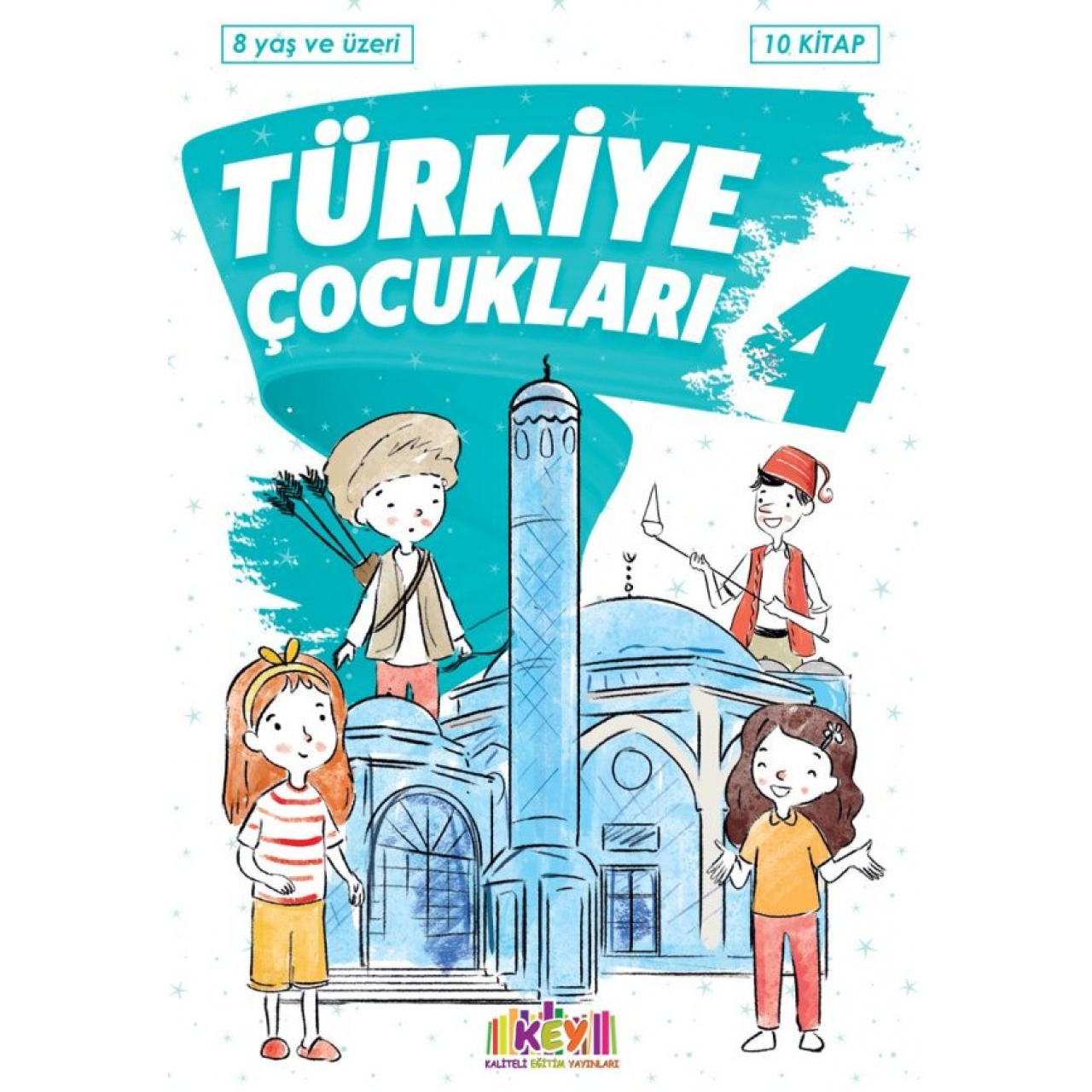 3. ve 4. Sınıf Türkiye Çocukları-4 Hikaye Seti 10 Kitap Kaliteli Eğitim Yayınları