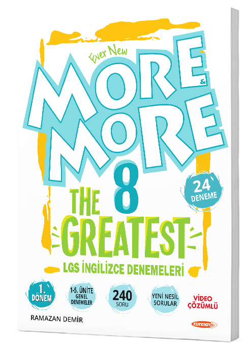 More & More 8 The Greatest 1. Dönem LGS İngilizce Genel Denemeleri Kurmay ELT