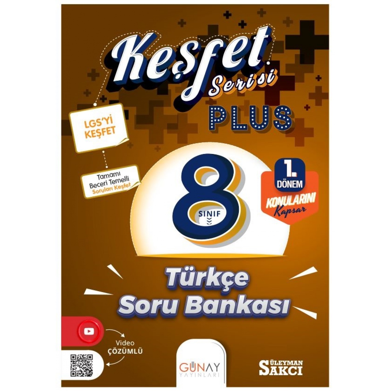 8. Sınıf Keşfet Serisi Plus Türkçe 1. Dönem Soru Bankası Günay Yayınları