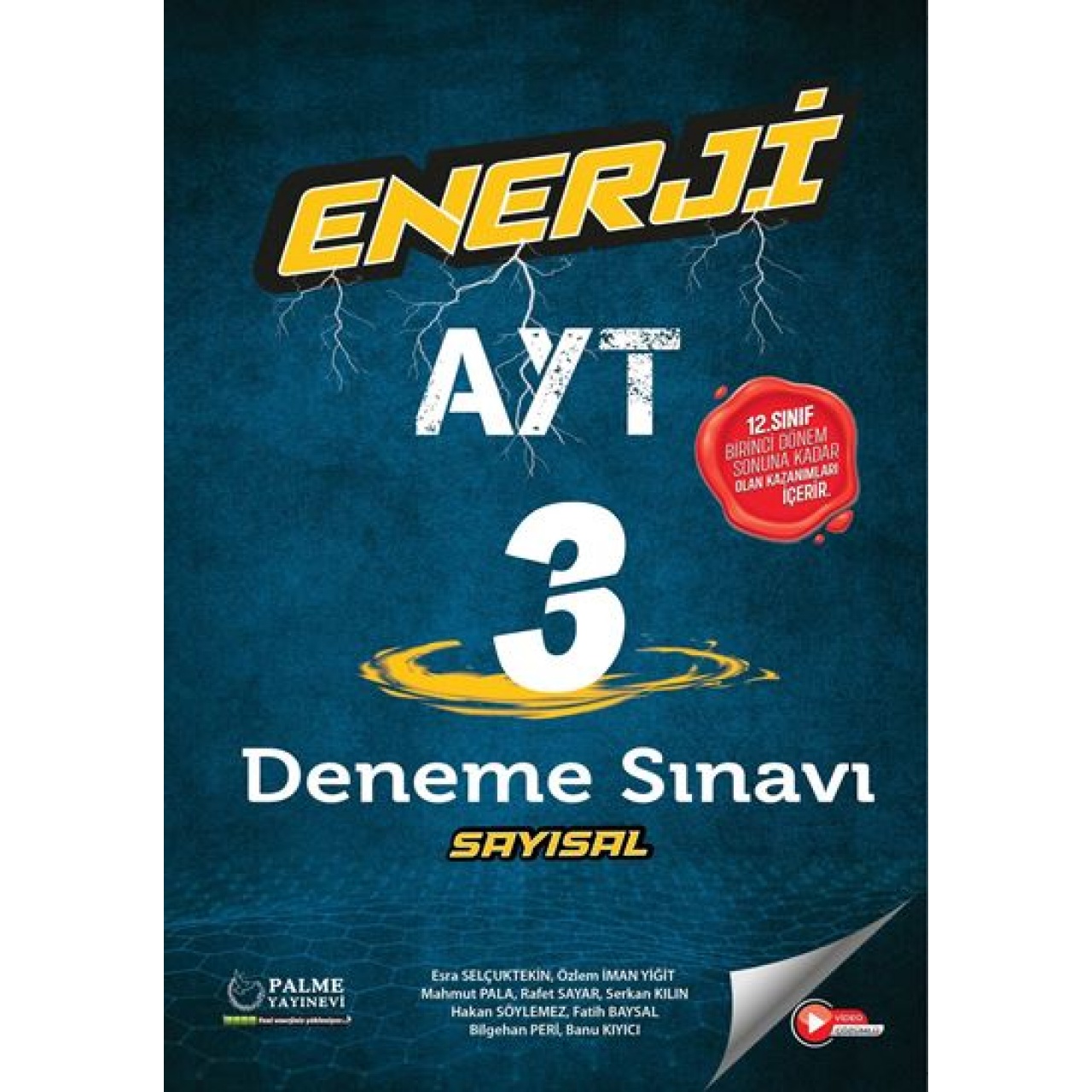 Enerji AYT 3 Deneme Sınavı Sayısal Palme Yayınları