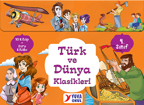 4. Sınıf Türk ve Dünya Klasikleri Hikaye Seti 10 Kitap Yuva Okul