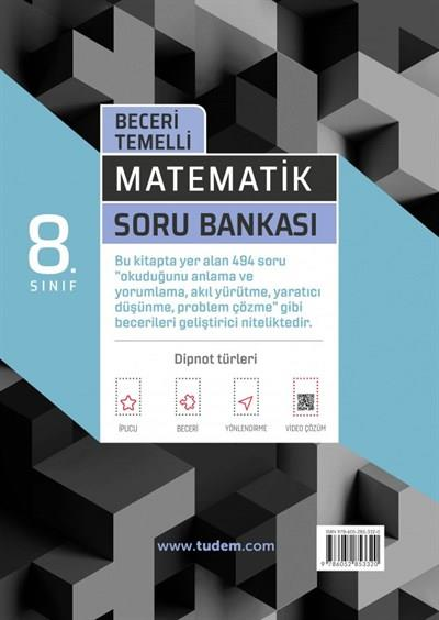 8. Sınıf Matematik Beceri Temelli Soru Bankası Tudem Yayınları