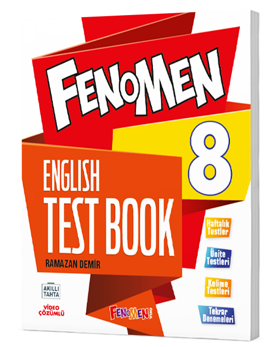 8. Sınıf Fenomen English Test Book Fenomen Okul