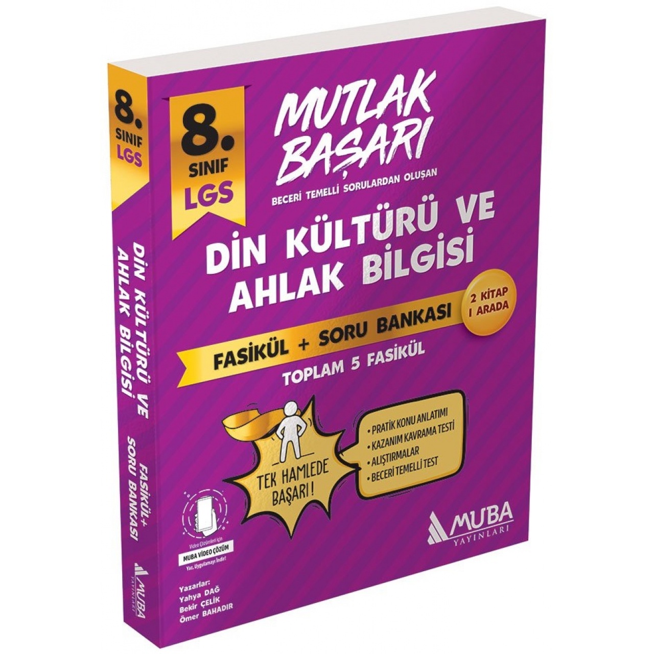 8. Sınıf Din Kültürü ve Ahlak Bilgisi Fasikül + Soru Bankası Muba Yayınları