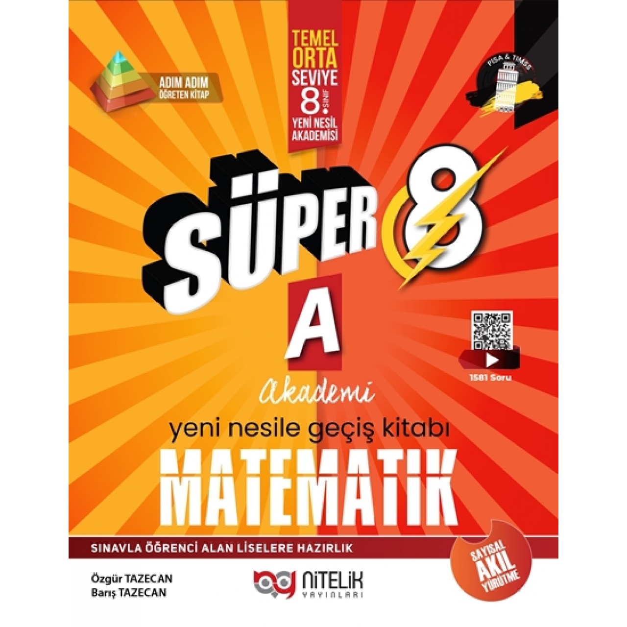 8. Sınıf Süper Matematik A Akademi Yeni Nesile Geçiş Kitabı Nitelik Yayınları