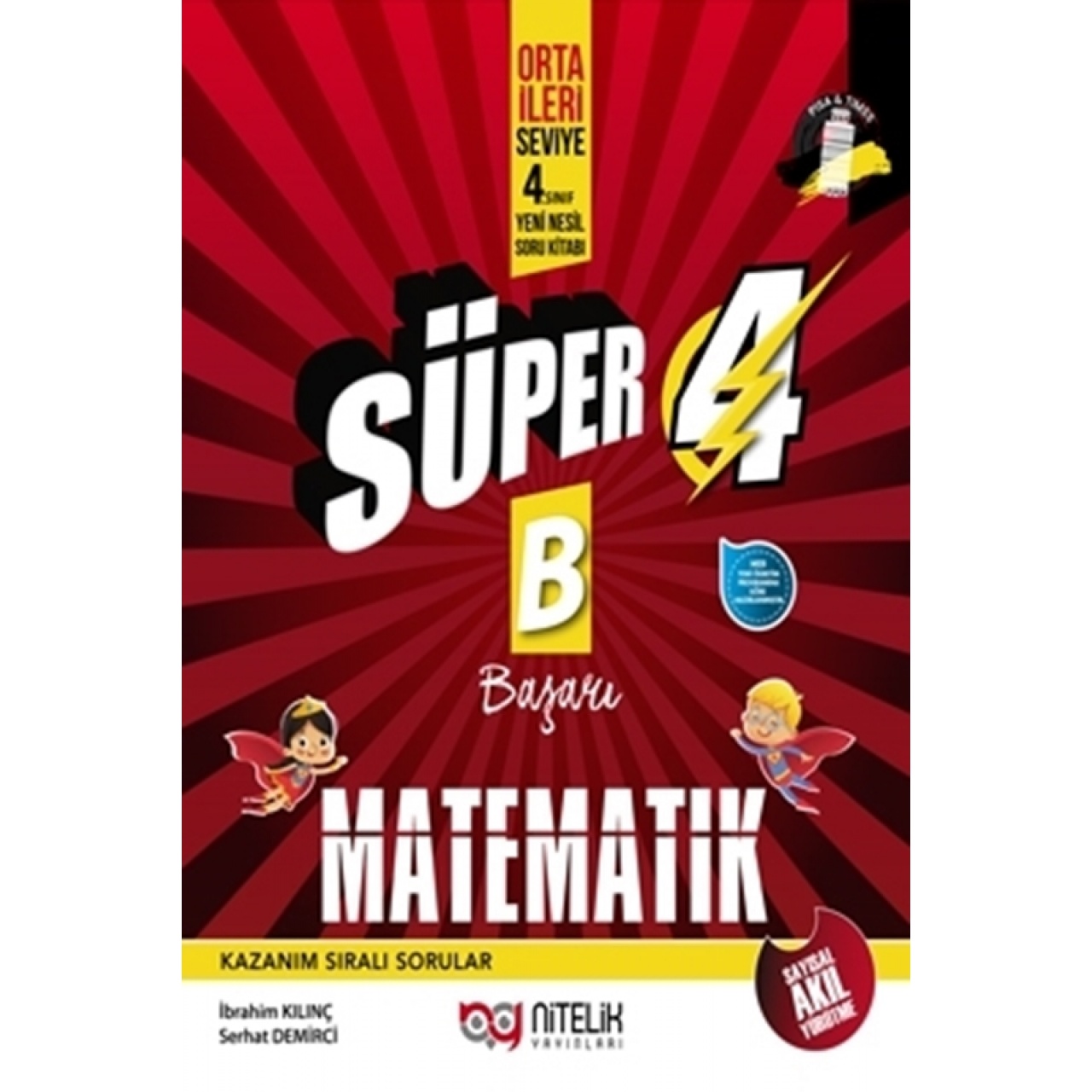 4. Sınıf Süper Matematik Soru Bankası B Nitelik Yayınları 