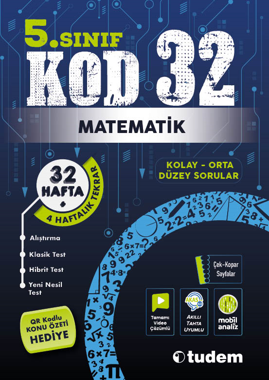 5. Sınıf Kod 32 Matematik Tudem Yayınları
