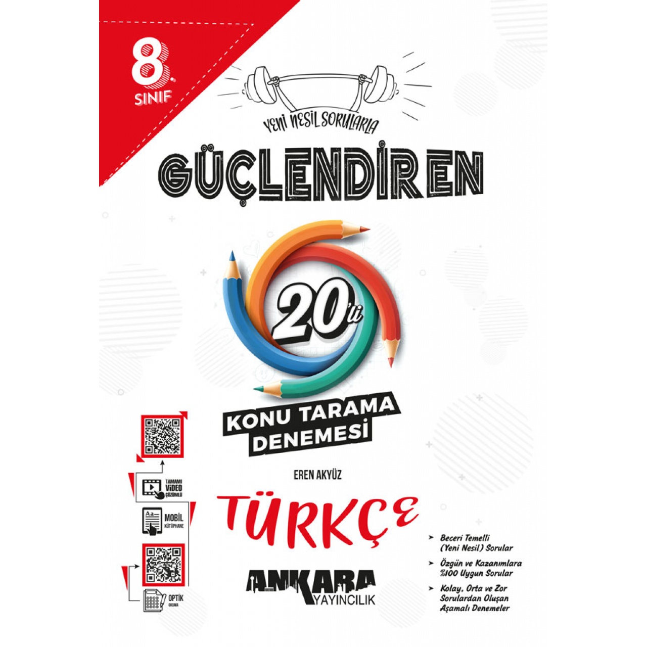 8. Sınıf Güçlendiren Türkçe 20 Konu Tarama Denemesi Ankara Yayıncılık