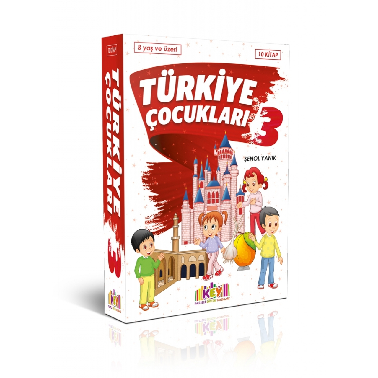 3. ve 4. Sınıf Türkiye Çocukları-3 Hikaye Seti 10 Kitap Kaliteli Eğitim Yayınları
