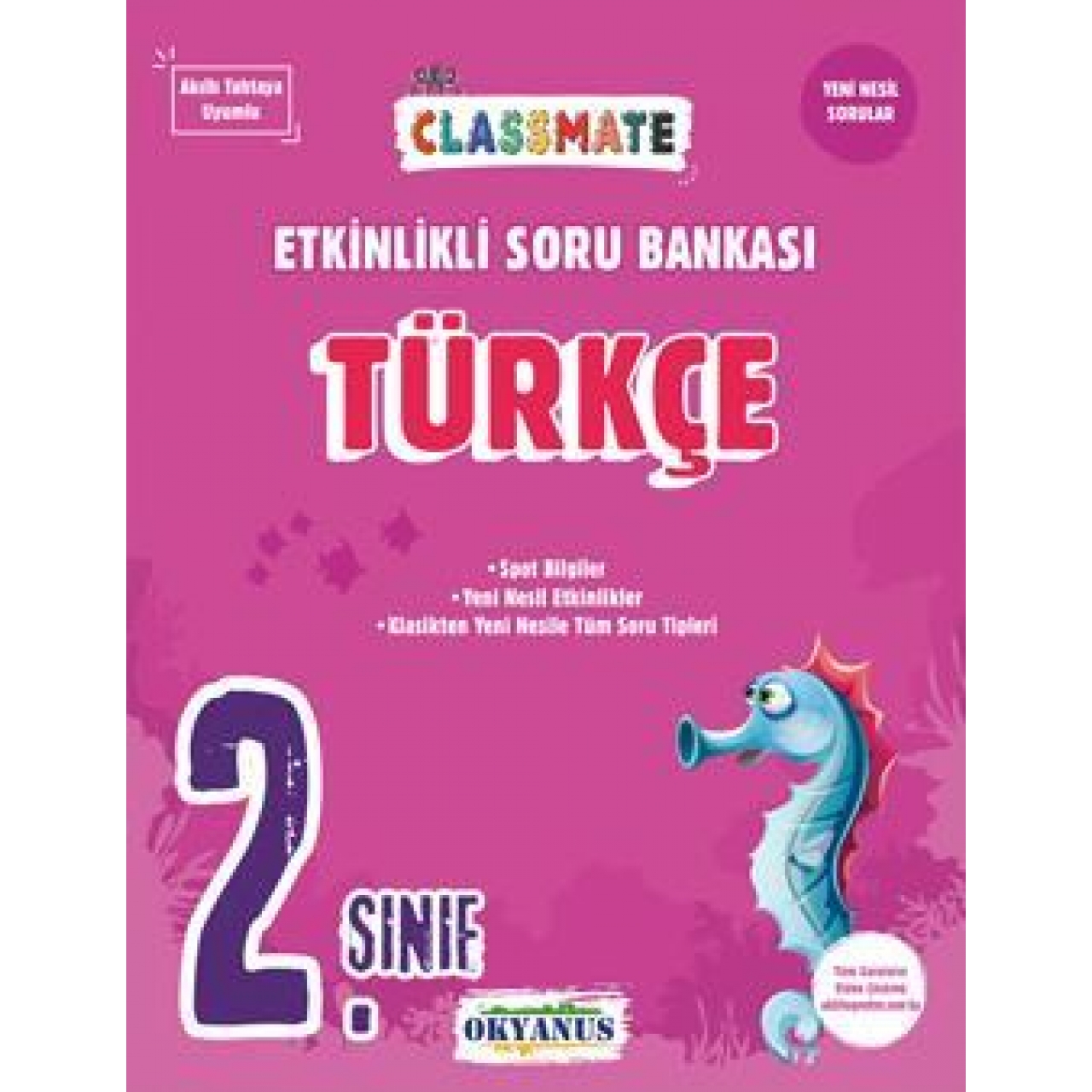2. Sınıf Classmate Türkçe Etkinlikli Soru Bankası Okyanus Yayınları