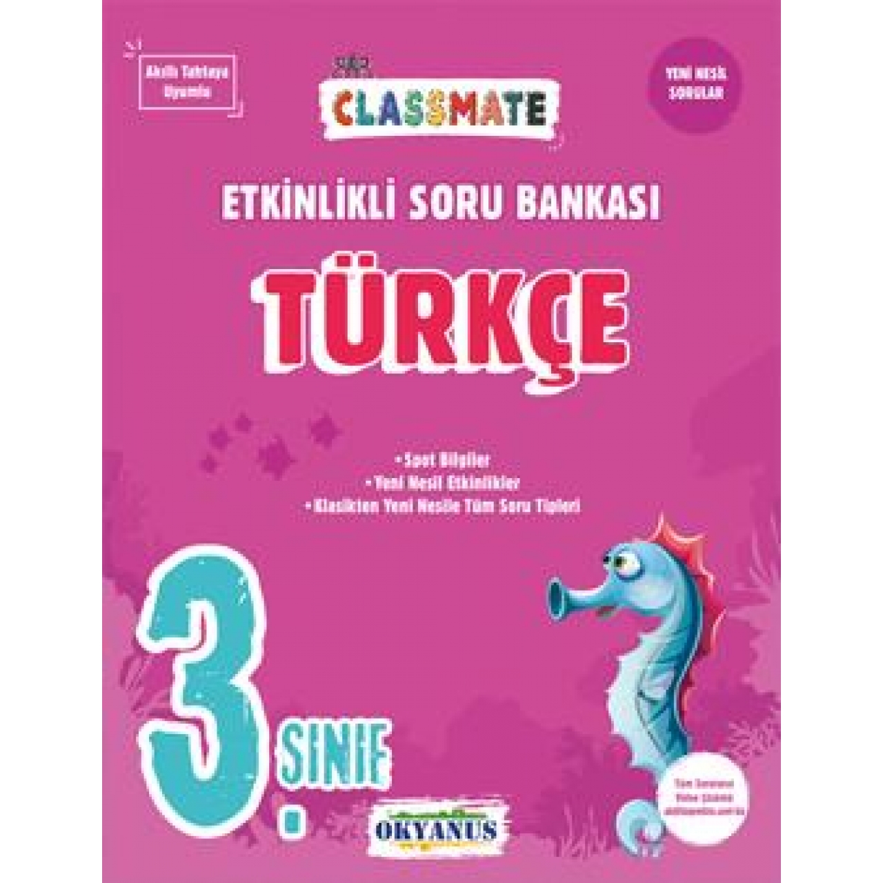 3. Sınıf Classmate Türkçe Etkinlikli Soru Bankası Okyanus Yayınları