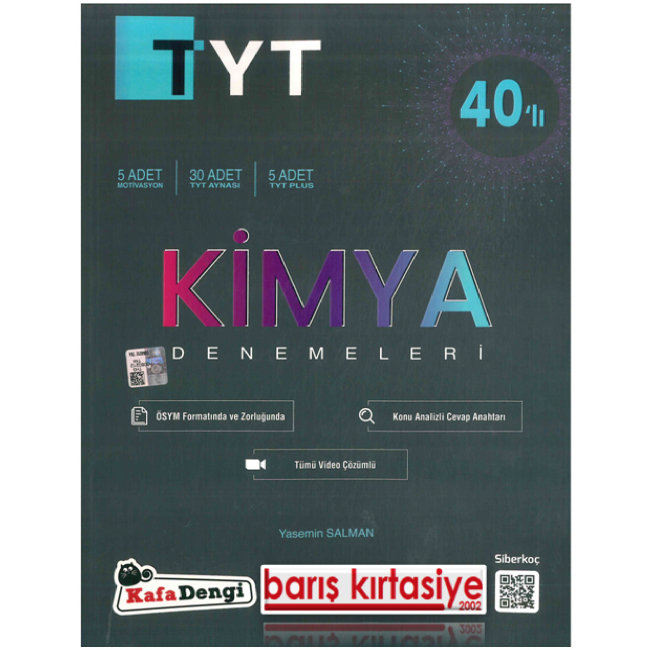 TYT Kimya 40lı Deneme Sınavı Kafadengi Yayınları