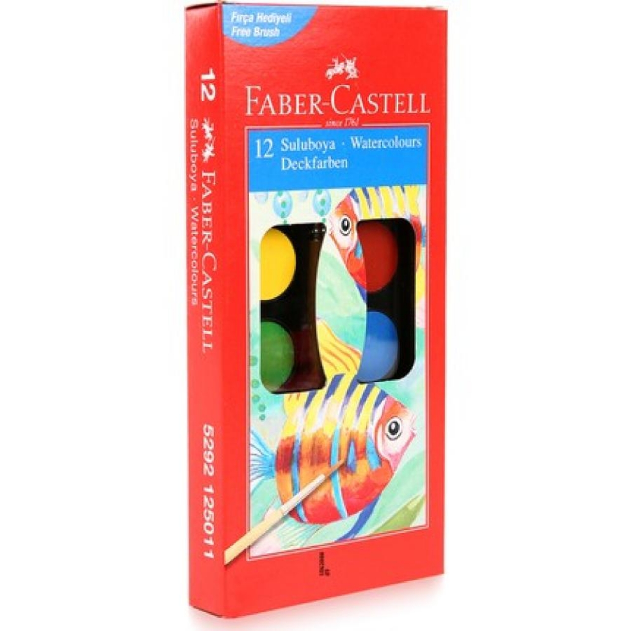 Faber Castell Suluboya Küçük Boy 12 Renk