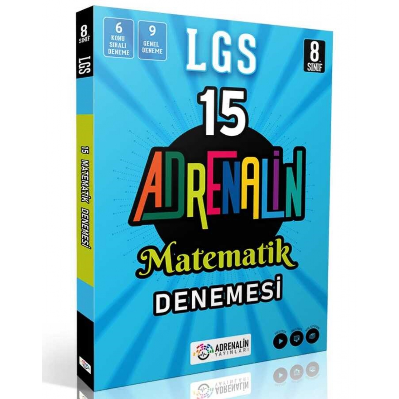 8. Sınıf LGS 15 Matematik Branş Denemesi Adrenalin Yayınları