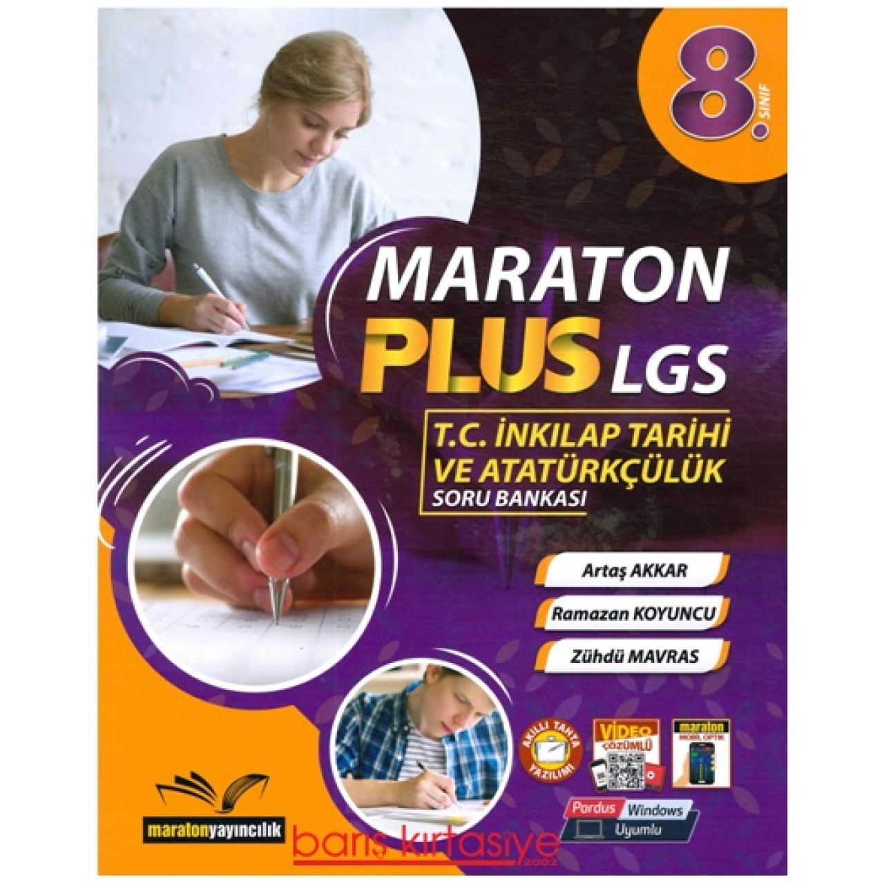 8. Sınıf Maraton Plus LGS T.C. İnkılap Tarihi ve Atatürkçülük Soru Bankası Maraton Yayıncılık