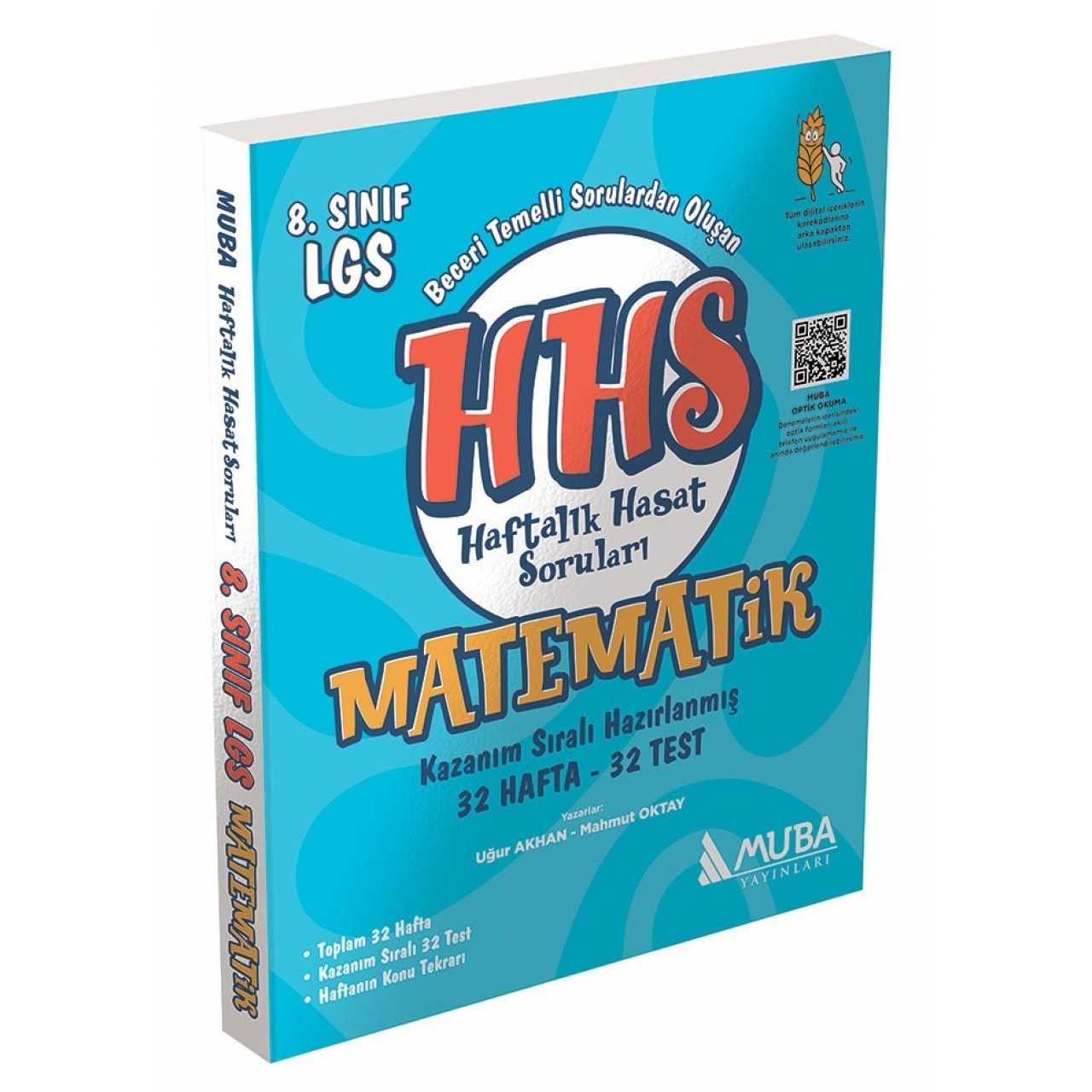 8. Sınıf LGS Matematik HHS Haftalık Hasat Soruları Muba Yayınları
