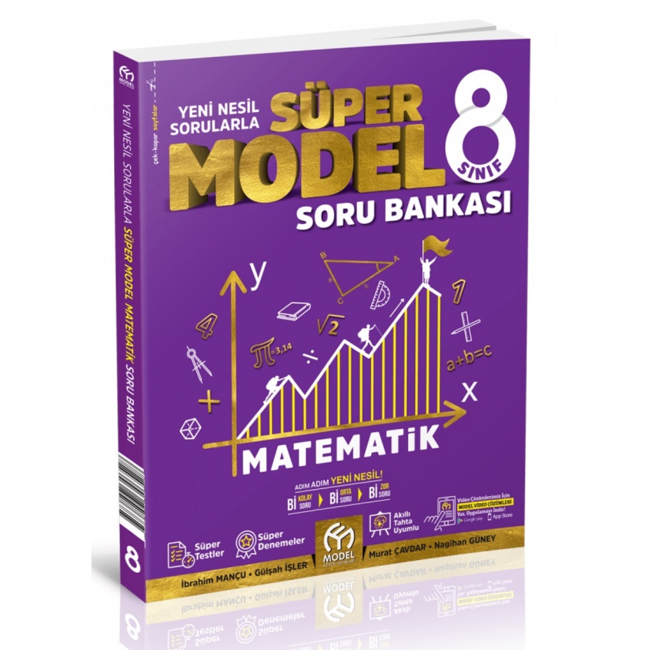 8. Sınıf Yeni Nesil Sorularla Süper Model Matematik Model Eğitim Yayınları