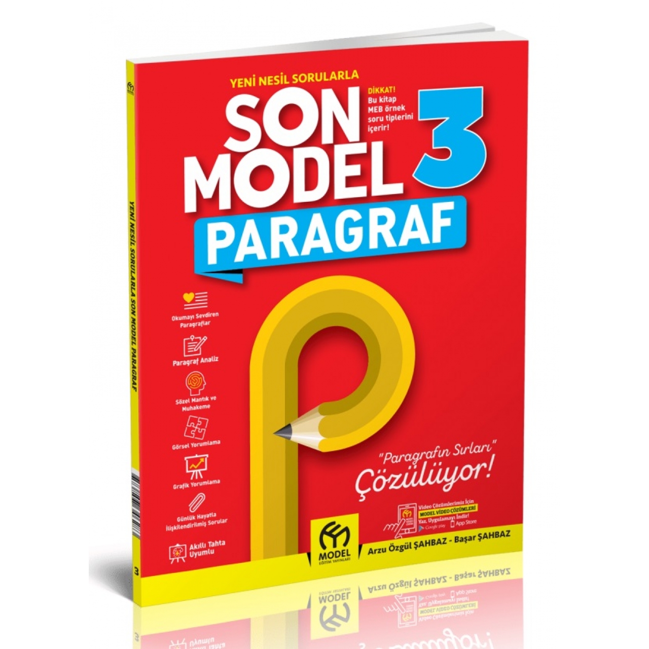 3. Sınıf Son Model Paragraf Soru Bankası Model Eğitim Yayınları