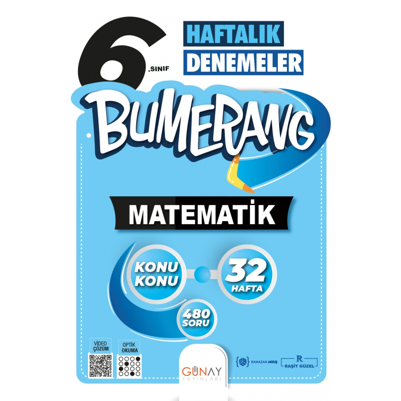 6. Sınıf Bumerang Matematik Haftalık Denemeler Günay Yayınları