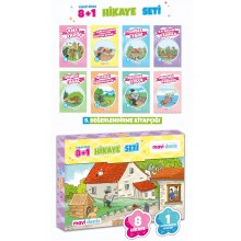1. Sınıf 8+1 Okuma Seti (Kutulu) Mavi Deniz Yayınları