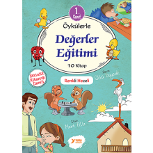 1. Sınıf Değerler Eğitimi Hikaye Seti 10 Kitap Yuva Yayınları