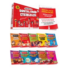 1. Sınıf Sosyal Kulüp Etkinlikleri Hikaye Seti 10 Kitap Model Çocuk