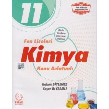 11. Sınıf Fen Liseleri Kimya Konu Anlatımlı Palme Yayınları