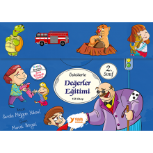 2. Sınıf Öykülerle Değerler Eğitimi Hikaye Seti 10 Kitap Yuva Yayınları
