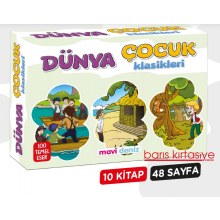 2. ve 3. Sınıf Dünya Çocuk Klasikleri Hikaye Seti Mavi Deniz Yayınları