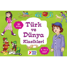 2. ve 3. Sınıf Türk ve Dünya Klasikleri Hikaye Seti 10 Kitap Yuva Okul