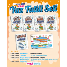 3. Sınıf Yaz Tatil Seti Mavi Deniz Yayınları