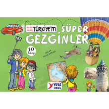 3. ve 4. Sınıf Süper Gezginler Karış Karış Türkiye Hikaye Seti 10 Kitap Yuva Okul