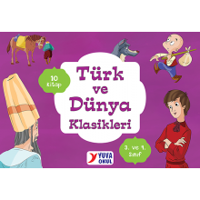 3. ve 4. Sınıf Türk ve Dünya Klasikleri Hikaye Seti 10 Kitap Yuva Okul