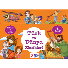 4. Sınıf Türk ve Dünya Klasikleri Hikaye Seti 10 Kitap Yuva Okul