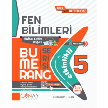 5. Sınıf Fen Bilimleri Bumerang Serisi Etkinlikli Akıllı Defter Kitap Günay Yayınları