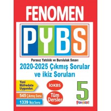 5. Sınıf PYBS Tüm Dersler Çıkmış Sorular Ve İkiz Soruları (2020-2025) Fenomen Okul